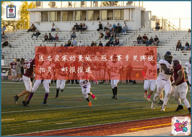 匿名卖家的曼城三冠王赛季奖牌被拍卖，邮报报道